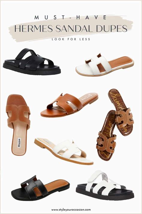 hermes sandals replica price|hermes dupe sandals primark.